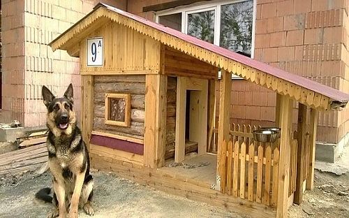 Деревянные Собачьи будки